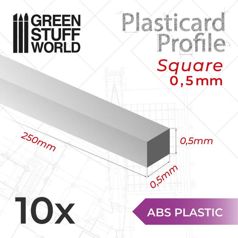 Squared Rod 0.5/1,5mm