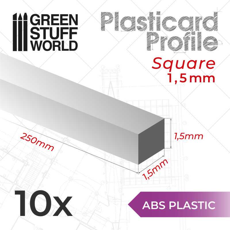 Squared Rod 0.5/1,5mm