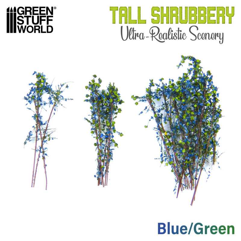 Tall Shrubbery Blue Green