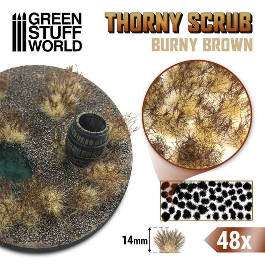 Thorny Scrub 14mm Burny Brown x48