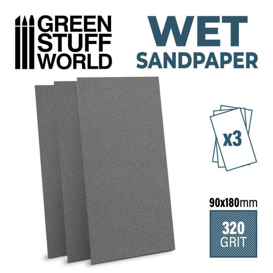 Wet Sandpaper 320/400/600/800/1200 Grit