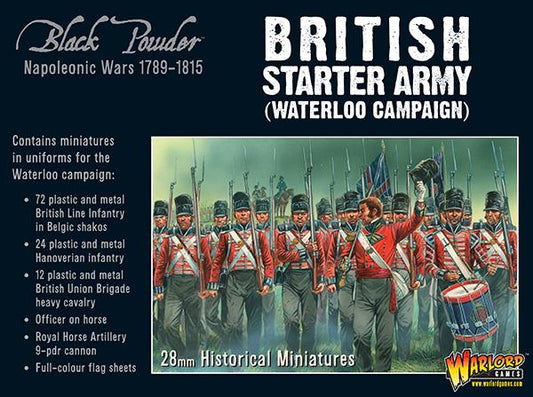 British Starter Army Waterloo Campaign - Black Powder
